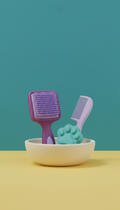 Plum Grooming Brush Kit for Playful Pets