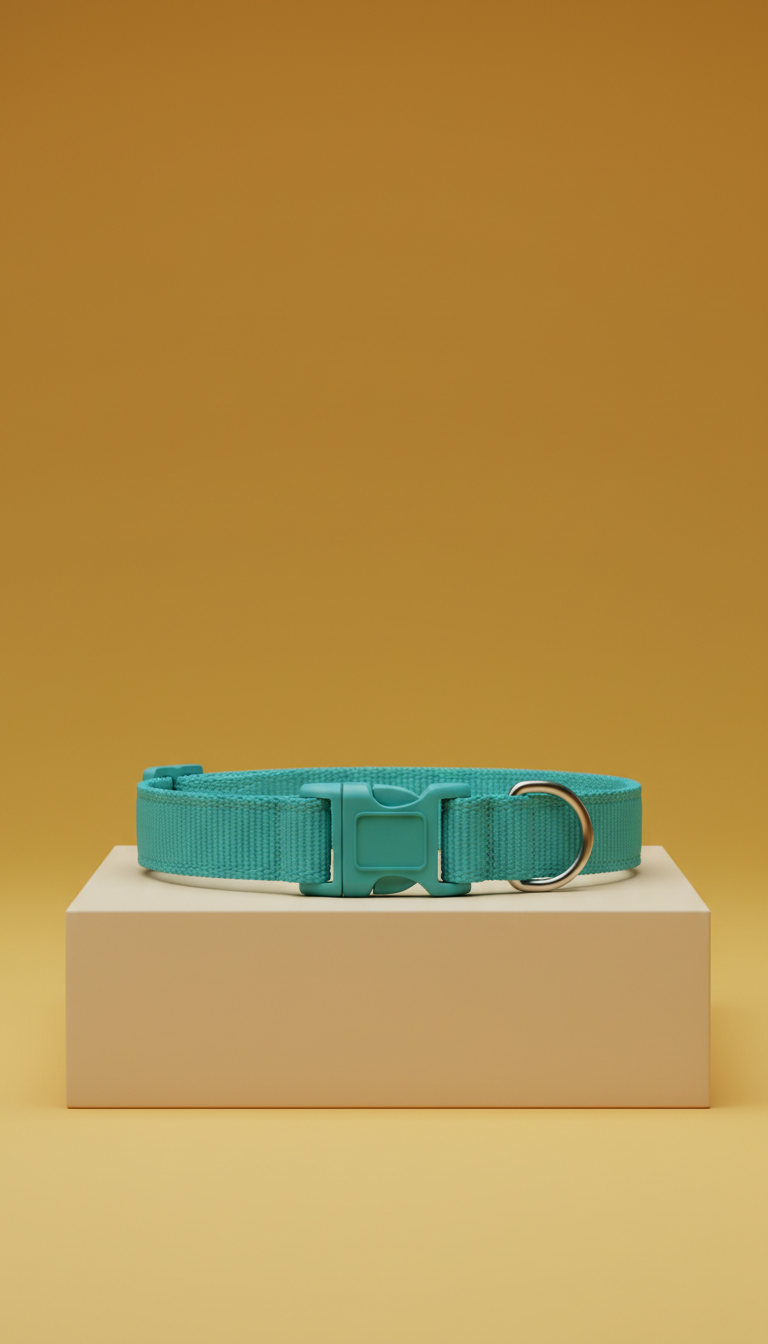 Adjustable Cat Collar in Tropical Teal